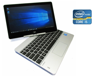 БУ Нетбук-трансформер HP EliteBook Revolve 810 G3 / 11.6&quot; (1366x768) IPS Touch / Intel Core i5-5300U (2 (4) ядра по 2.3 - 2.9 GHz) / 8 GB DDR3 / 240 GB SSD / Intel HD Graphics 5500 / WebCam / Win 10 Pro из Европы
