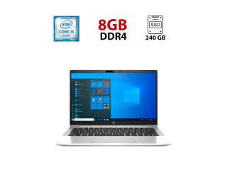 БУ Ультрабук HP ProBook 430 G8 / 14&quot; (1920x1080) IPS / Intel Core i5-1135G7 (4 (8) ядра по 2.4 - 4.2 GHz) / 8 GB DDR4 / 240 GB SSD / Intel Iris Xe Graphics / WebCam / USB 3.1 / HDMI из Европы в Харькове