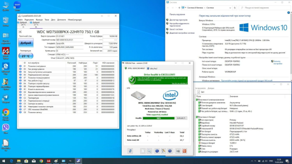 Рабочая станция HP ZBook 17 G2 / 17.3&quot; (1920x1080) TN / Intel Core i7-4810MQ (4 (8) ядра по 2.8 - 3.8 GHz) / 32 GB DDR3 / 480 GB SSD + 750 GB HDD / nVidia Quadro K3100M, 4 GB GDDR5, 256-bit / WebCam - 10