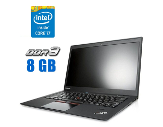 БУ Ультрабук Lenovo Thinkpad X1 Carbon G3 / 14&quot; (1920x1080) IPS / Intel Core i7-5600U (2 (4) ядра по 2.6 - 3.2 GHz) / 8 GB DDR3 / 256 GB SSD / Intel HD Graphics 5500 / WebCam / Win 10 из Европы в Харкові