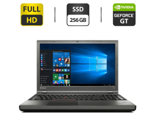 БУ Ноутбук Lenovo ThinkPad T540p / 15.6&quot; (1920x1080) TN / Intel Core i7-4600M (2 (4) ядра по 2.9 - 3.6 GHz) / 16 GB DDR3 / 256 GB SSD M.2 NEW + 500 GB HDD NEW / nVidia GeForce GT 730M, 1 GB GDDR3, 128-bit / WebCam  из Европы в Харькове