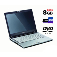 Ноутбук Fujitsu Siemens LifeBook S6420 / 13.3" (1280x800) TN / Intel Core 2 Duo P8600 (2 ядра по 2.4 GHz) / 8 GB DDR3 / 128 GB SSD / Intel GMA 4500MHD / WebCam / DVD-ROM - 1