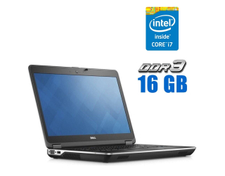 БУ Ноутбук Dell Latitude E6440 / 14&quot; (1600x900) TN / Intel Core i7-4600M (2 (4) ядра по 2.9 - 3.6 GHz) / 16 GB DDR3 / 250 GB SSD / AMD Radeon HD 8690M, 2 GB GDDR5, 64-bit / USB 3.0 из Европы в Харькове