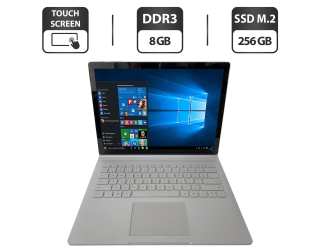 БУ Ультрабук Б-класс Microsoft Surface Book 2 / 13.5&quot; (3200x2000) IPS Touch / Intel Core i5-8350U (4 (8) ядра по 1.7 - 3.6 GHz) / 8 GB DDR3 / 256 GB SSD M.2 / Intel HD Graphics 620 / WebCam + Беспроводная мышка из Европы в Харкові