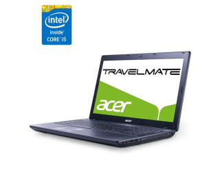 БУ Ноутбук Acer TravelMate 5744z / 15.6&quot; (1366x768) TN / Intel Core i5-430M (2 (4) ядра по 2.26 - 2.53 GHz) / 4 GB DDR3 / 1000 GB HDD / Intel HD Graphics / WebCam из Европы в Харькове
