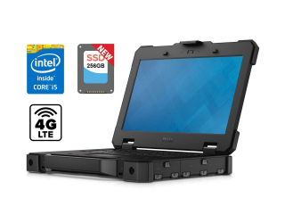 БУ Защищенный ноутбук Dell Latitude E7404 Extreme Rugged / 14&quot; (1366x768) TN / Intel Core i5-4310U (2 (4) ядра по 2.0 - 3.0 GHz) / 16 GB DDR3 / 256 GB SSD NEW / Intel HD Graphics 4400 / WebCam / HDMI / 4G LTE из Европы