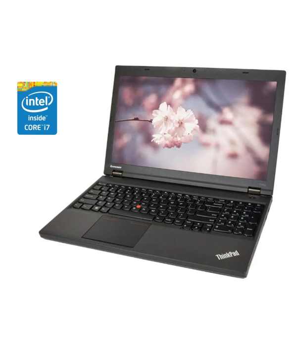 Ноутбук Lenovo ThinkPad T540p / 15.6&quot; (1920x1080) IPS / Intel Core i7-4600U (2 (4) ядра по 2.1 - 3.3 GHz) / 8 GB DDR3 / 240 GB SSD / Intel HD Graphics 4400 / WebCam / Win 10 Pro - 1