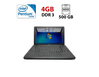 БУ Ноутбук Lenovo G550 / 15.6&quot; (1366x768) TN / Intel Pentium T4400 (2 ядра по 2.2 GHz) / 4 GB DDR3 / 500 GB HDD / Intel GMA 4500M Graphics / WebCam из Европы в Харкові