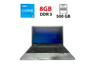 БУ Ноутбук Б-класс Samsung NP350V5C / 15.6&quot; (1366x768) TN / Intel Core i5-3210M (2 (4) ядра по 2.5 - 3.1 GHz) / 8 GB DDR3 / 500 GB HDD / Intel HD Graphics 4000 / WebCam из Европы в Харькове