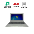 Ноутбук Б-класс Samsung RV513 / 15.6" (1366x768) TN / AMD E-450 (2 ядра по 1.65 GHz) / 4 GB DDR3 / 320 GB HDD / AMD Radeon HD6320 / WebCam - 1