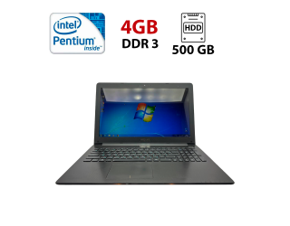 БУ Ноутбук Asus R509C / 15.6&quot; (1366x768) TN / Intel Pentium 2117U (2 ядра по 1.8 GHz) / 4 GB DDR3 / 500 GB HDD / Intel HD Graphics 3000 / WebCam из Европы в Харкові