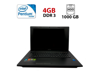 БУ Ноутбук Lenovo G700 / 17.3&quot; (1600x900) TN / Intel Pentium 2020M (2 ядра по 2.4 GHz) / 4 GB DDR3 / 1000 GB HDD / Intel HD Graphics / WebCam / АКБ не держит из Европы в Харькове