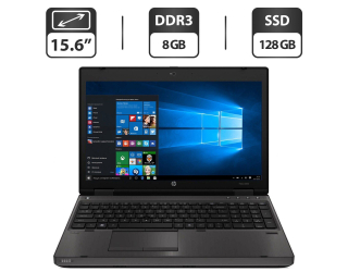 БУ Ноутбук Б-класс HP ProBook 6560b / 15.6&quot; (1366x768) TN / Intel Core i5-2520M (2 (4) ядра по 2.5 - 3.2 GHz) / 8 GB DDR3 / 128 GB SSD / Intel HD Graphics 3000 / DVD-ROM / VGA из Европы