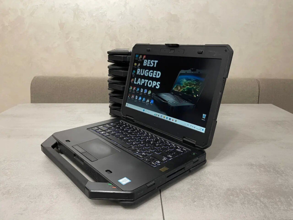 Защищенный ноутбук Dell Latitude 5414 Rugged / 14&quot; (1920x1080) IPS / Intel Core i5-6300U (2 (4) ядра по 2.4 - 3.0 GHz) / 16 GB DDR4 / 240 GB SSD / Intel HD Graphics 520 / WebCam / HDMI / 4G LTE - 4