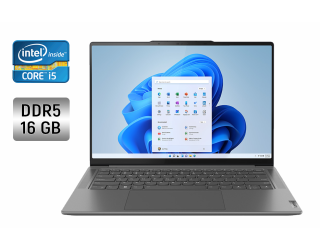 БУ Ультрабук Б-класс Lenovo Yoga Pro 7 / 14.5&quot; (2560x1600) IPS / Intel Core i5-13500H (12 (16) ядер по 3.5 - 4.7 GHz) / 16 GB DDR5 / 512 GB SSD / Intel Iris Xe Graphics / WebCam из Европы в Харкові