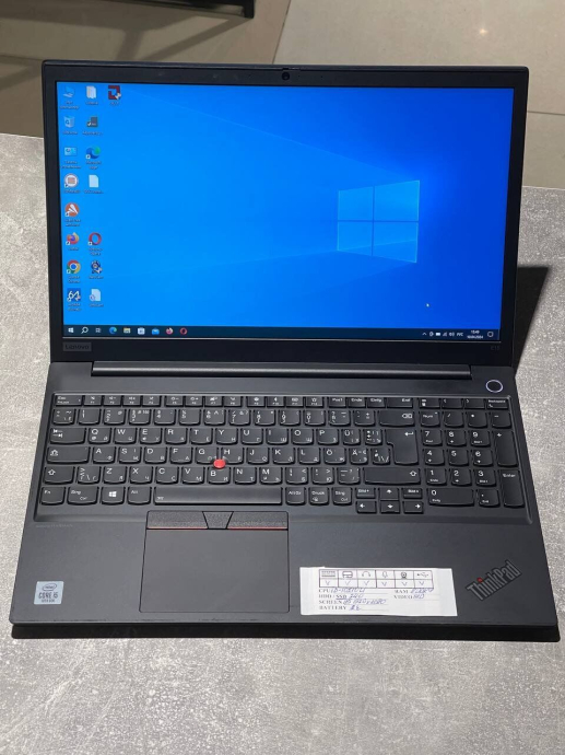 Ноутбук Lenovo ThinkPad E15 / 15.6&quot; (1920x1080) IPS / Intel Core i5-10210U (4 (8) ядра по 1.6 - 4.2 GHz) / 8 GB DDR4 / 240 GB SSD / Intel UHD Graphics / WebCam - 2