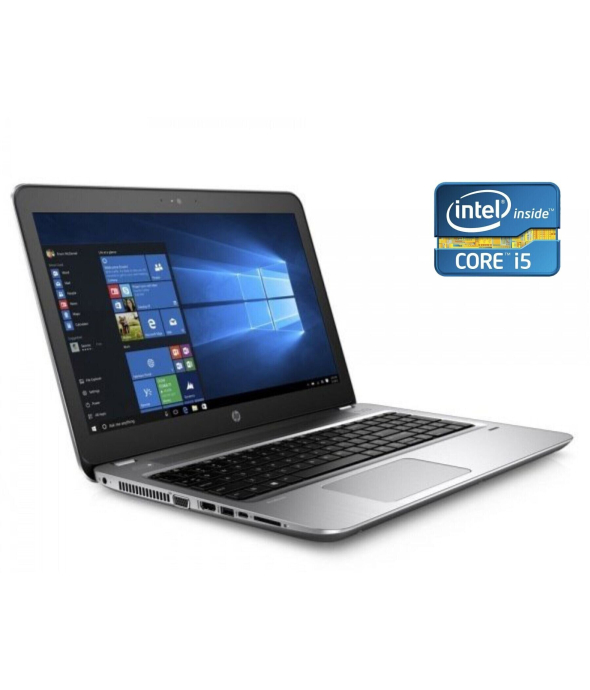 Ноутбук HP ProBook 450 G4 / 15.6&quot; (1920x1080) TN / Intel Core i5-7200U (2 (4) ядра по 2.5 - 3.1 GHz) / 16 GB DDR4 / 256 GB SSD + 500 GB HDD / Intel HD Graphics 620 / WebCam / DVD-ROM / Win 10 Pro - 1