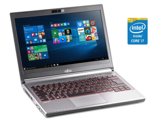 БУ Ультрабук Fujitsu LifeBook E736 / 13.3&quot; (1920x1080) IPS / Intel Core i7-6500U (2 (4) ядра по 2.5 - 3.1 GHz) / 8 GB DDR4 / 512 GB SSD / Intel HD Graphics 520 / WebCam / Win 10 Pro из Европы в Харкові