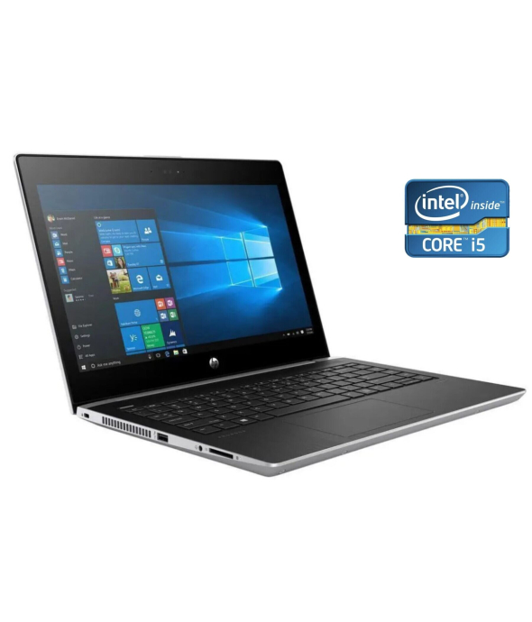 Ультрабук HP ProBook 430 G5 / 13.3&quot; (1366x768) TN / Intel Core i5-8250U (4 (8) ядра по 1.6 - 3.4 GHz) / 8 GB DDR4 / 500 GB SSD / Intel UHD Graphics 620 / WebCam / Win 10 Pro - 1