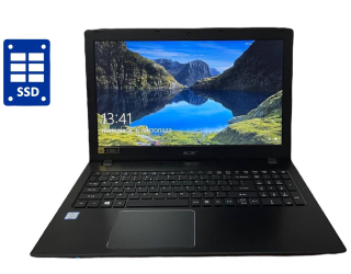 БУ Ноутбук Acer Aspire E5-576 / 15.6&quot; (1920x1080) TN / Intel Core i3-8130U (2 (4) ядра по 2.2 - 3.4 GHz) / 8 GB DDR3 / 240 GB SSD / Intel UHD Graphics 620 / WebCam / Win 10 Pro из Европы в Харкові