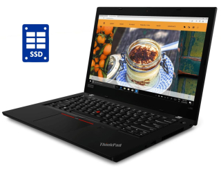 БУ Ультрабук Lenovo ThinkPad L490 / 14&quot; (1366x768) TN / Intel Core i3-8145U (2 (4) ядра по 2.1 - 3.9 GHz) / 8 GB DDR4 / 256 GB SSD / Intel UHD Graphics / WebCam / Win 10 Pro из Европы в Харкові