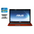 Ноутбук Б-класс Asus K53S / 15.6" (1366x768) TN / Intel Core i3-2310M (2 (4) ядра по 2.1 GHz) / 4 GB DDR3 / 120 GB SSD / nVidia GeForce GT 520MX, 1 GB DDR3, 64-bit / WebCam / Windows 10 - 1