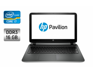 БУ Ноутбук Б-класс HP Pavilion 15-n069sb / 15.6&quot; (1920x1080) IPS / Intel Core i7-4500U (2 (4) ядра по 1.8 - 3.0 GHz) / 16 GB DDR3 / 1000 GB HDD / nVidia GeForce GT 740M, 2 GB DDR3, 64-bit / WebCam из Европы