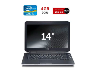 БУ Ноутбук Dell Latitude E5420 / 14&quot; (1366x768) TN / Intel Core i5-2520M (2 (4) ядра по 2.5 -3.2 GHz) / 4 GB DDR3 / 250 GB HDD / Intel HD Graphics 3000 из Европы в Харкові