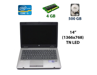 БУ Ноутбук HP ProBook 6460b / 14&quot; (1600x900) TN / Intel Core i5-2410M (2 (4) ядра по 2.3 - 2.9 GHz) / 4 GB DDR3 / 500 GB HDD / Intel HD Graphics 3000 из Европы в Харькове