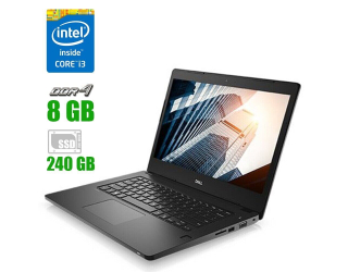 БУ Ноутбук Dell Latitude E3380 / 13.3&quot; (1366x768) TN / Intel Core i3-6006U (2 (4) ядра по 2.0 GHz) / 8 GB DDR4 / 240 GB SSD / Intel HD Graphics 520 / WebCam  из Европы в Харкові