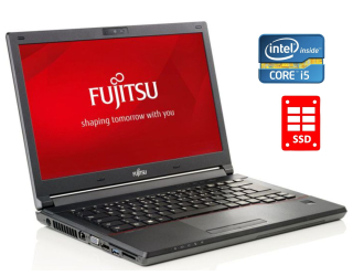 БУ Ноутбук Fujitsu LifeBook E547/ 14 &quot; (1920x1080) IPS / Intel Core i5-7200U (2 (4) ядра по 2.5 - 3.1 GHz) / 8 GB DDR4 / 256 GB SSD / Intel HD Graphics 520 / WebCam / Windows 10 Pro из Европы в Харкові