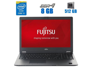 БУ Ультрабук Fujitsu LifeBook U938 / 13.3&quot; (1920x1080) IPS Touch / Intel Core i5-8250U (4 (8) ядра по 1.6 - 3.4 GHz) / 8 GB DDR4 / 512 GB SSD / Intel UHD Graphics 620 / WebCam / Windows 10 Pro из Европы в Харькове