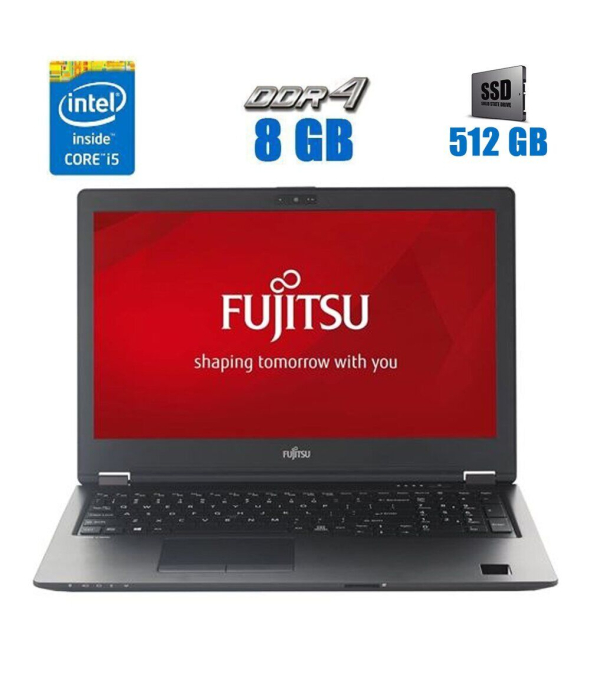 Ультрабук Fujitsu LifeBook U938 / 13.3&quot; (1920x1080) IPS Touch / Intel Core i5-8250U (4 (8) ядра по 1.6 - 3.4 GHz) / 8 GB DDR4 / 512 GB SSD / Intel UHD Graphics 620 / WebCam / Windows 10 Pro - 1