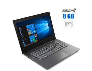 БУ Ноутбук Lenovo V130-14IKB / 14&quot; (1920x1080) TN / Intel Core i3-6006U (2 (4) ядра по 2.0 GHz) / 8 GB DDR4 / 120 GB SSD / Intel HD Graphics 520 / WebCam / Windows 10 Pro из Европы в Харкові