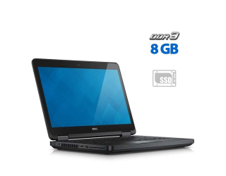 БУ Ноутбук Dell Latitude E5450 / 14&quot; (1920x1080) IPS / Intel Core i3-5010U (2 (4) ядра по 2.1 GHz) / 8 GB DDR3 / 128 GB SSD / Intel HD Graphics 5500 / WebCam / Windows 10 Pro из Европы в Харькове