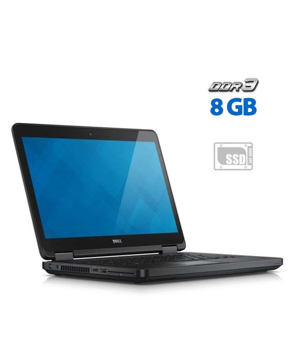 Ноутбук Dell Latitude E5450 / 14&quot; (1920x1080) IPS / Intel Core i3-5010U (2 (4) ядра по 2.1 GHz) / 8 GB DDR3 / 128 GB SSD / Intel HD Graphics 5500 / WebCam / Windows 10 Pro - 1