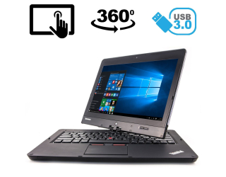 БУ Нетбук-трансформер Lenovo ThinkPad Twist S230u / 12.5&quot; (1366x768) IPS Touch / Intel Core i5-3317U (2 (4) ядра по 1.7 - 2.6 GHz) / 4 GB DDR3 / 24 GB SSD + 500 Gb HDD / Intel HD Graphics 4000 / WebCam / USB 3.0 / Windows 10 Pro из Европы в Харкові