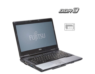 БУ Ноутбук Fujitsu Lifebook S752 / 14&quot; (1366x768) TN / Intel Core i3-2328M (2 (4) ядра по 2.2 GHz) / 4 GB DDR3 / 320 GB HDD / Intel HD Graphics 3000 / WebCam / DVD-ROM из Европы в Харкові