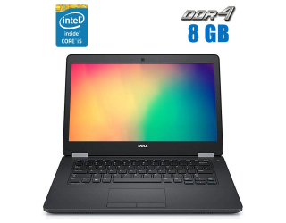 БУ Ультрабук Dell Latitude E5470/ 14 &quot; (1920x1080) IPS Touch / Intel Core i5-6200U (2 (4) ядра по 2.3 - 2.8 GHz) / 8 GB DDR4 / 256 GB SSD / Intel HD Graphics 520 / WebCam / 4G/LTE / Windows 10 Pro из Европы в Харкові