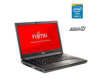 БУ Ноутбук Fujitsu Lifebook E544/ 14 &quot; (1366x768) TN / Intel Core i5-4210M (2 (4) ядра по 2.6 - 3.2 GHz) / 4 GB DDR3 / 128 GB SSD / Intel HD Graphics 4600 / WebCam / DVD-ROM / Windows 10 Pro из Европы в Харкові
