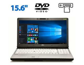 БУ Ноутбук Fujitsu Lifebook E751 / 15.6 &quot; (1366x768) TN / Intel Core i3-2310M (2 (4) ядра по 2.1 GHz) / 4 GB DDR3 / 320 GB HDD / Intel HD Graphics 3000 / WebCam / DVD-ROM / Windows 10 Pro из Европы в Харкові