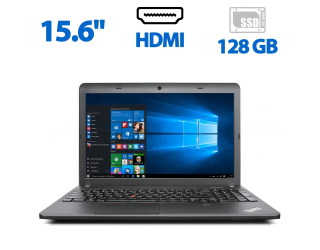 БУ Ноутбук Lenovo ThinkPad E540 / 15.6&quot; (1366x768) TN / Intel Core i3-4000M (2 (4) ядра по 2.4 GHz) / 4 GB DDR3 / 128 GB SSD / Intel HD Graphics 4600 / WebCam / HDMI из Европы