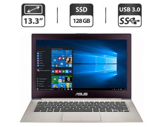 БУ Ультрабук Asus ZenBook UX31LA/ 13.3 &quot; (1600x900) TN / Intel Core i5-4200U (2 (4) ядра по 1.6 - 2.6 GHz) / 4 GB DDR3 / 128 GB SSD / Intel HD Graphics 4400 / WebCam / micro HDMI / Windows 10 Pro из Европы в Харкові
