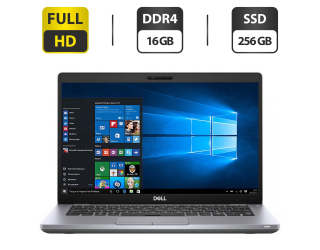 БУ Ультрабук Б-клас Dell Latitude 5410 / 14&quot; (1920x1080) IPS / Intel Core i5-10310u (4 (8) ядра по 1.7-4.4 GHz) / 16 GB DDR4 / 256 GB SSD / Intel UHD Graphics / WebCam / Fingerprint + бездротова мишка из Европы в Харкові