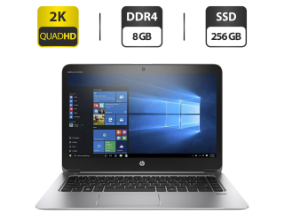 БУ Ноутбук Б-класс HP EliteBook 1040 G3 / 14&quot; (2560x1440) IPS / Intel Core i5-6300U (2 (4) ядра по 2.5 - 3.0 GHz) / 8 GB DDR4 / 256 GB SSD / Intel HD Graphics 520 / WebCam / HDMI / Windows 10 Pro из Европы в Харькове