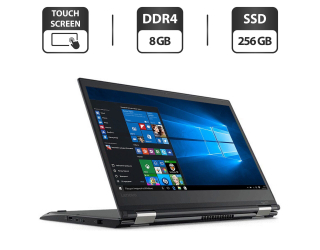 БУ Ноутбук-трансформер Lenovo ThinkPad Yoga 370 / 13.3&quot; (1920x1080) IPS Touch / Intel Core i5-7300U (2 (4) ядра по 2.6 - 3.5 GHz) / 8 GB DDR4 / 256 GB SSD / Intel HD Graphics 620 / WebCam  из Европы в Харькове