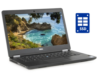 БУ Ноутбук Dell Latitude E5470 / 14&quot; (1366x768) TN / Intel Core i3-6100U (2 (4) ядра по 2.3) / 8 GB DDR3 / 128 GB SSD / Intel HD Graphics 520 / WebCam / Win 10 Pro из Европы в Харькове