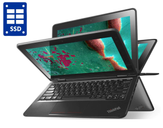 БУ Нетбук-трансформер Lenovo ThinkPad Yoga 11e G4 / 11.6&quot; (1366x768) IPS Touch / Intel Core i3-7100U (2 (4) ядра по 2.4 GHz) / 8 GB DDR3 / 128 GB SSD / Intel HD Graphics 620 / WebCam / Win 10 Pro из Европы в Харькове