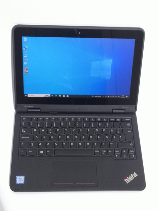 Нетбук-трансформер Lenovo ThinkPad Yoga 11e G4 / 11.6&quot; (1366x768) IPS Touch / Intel Core i3-7100U (2 (4) ядра по 2.4 GHz) / 8 GB DDR3 / 128 GB SSD / Intel HD Graphics 620 / WebCam / Win 10 Pro - 2