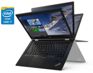 БУ Ультрабук-трансформер Б-клас Lenovo ThinkPad X1 Yoga G1 / 14&quot; (2560x1440) IPS Touch / Intel Core i7 - 6500U (2 (4) ядра по 2.5-3.1 GHz) / 8 GB DDR3 / 512 GB SSD / Intel UHD Graphics 520 / WebCam / Win 10 Pro из Европы в Харкові